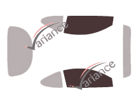 Glazing template - front window kit - Ford Puma (1) Coupe 3 doors (1997 - 2003) Glazing template - front window kit - Ford Puma (1) Coupe 3 doors (1997 - 2003)