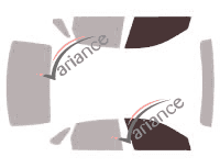 Plantilla de acristalamiento - kit de ventanilla delantera - Subaru Impreza (3) sedán de 4 puertas (2008 - 2013) Plantilla de acristalamiento - kit de ventanilla delantera - Subaru Impreza (3) sedán de 4 puertas (2008 - 2013)