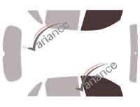 Glazing template - front window kit - Kia Sorento (2) 5 doors (2010 - 2015) Glazing template - front window kit - Kia Sorento (2) 5 doors (2010 - 2015)