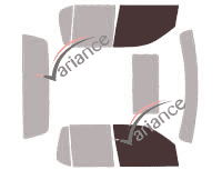 Mascherina del finestrino anteriore - kit finestrino anteriore - Ford Explorer (4) Sport Trac Pick-up 4 porte (2006 - 2012)