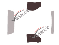 Glazing template - front window kit - Ford F-Series (10) Simple Cab Pick-up 2 doors (1999 - 2008) Glazing template - front window kit - Ford F-Series (10) Simple Cab Pick-up 2 doors (1999 - 2008)