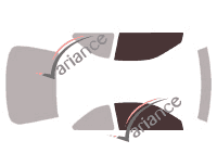 Glazing template - front window kit - Honda Accord (5) Coupé 2 doors (1994 - 1998) Glazing template - front window kit - Honda Accord (5) Coupé 2 doors (1994 - 1998)