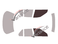Glazing template - front window kit - Honda Accord (4) Berline 4 doors (1990 - 1994) Glazing template - front window kit - Honda Accord (4) Berline 4 doors (1990 - 1994)