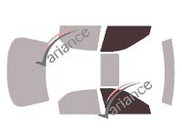 Glazing template - front window kit - Honda Accord (5) Berline 4 doors (1994 - 1998) Glazing template - front window kit - Honda Accord (5) Berline 4 doors (1994 - 1998)