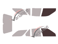 Glazing template - front window kit - Honda Accord (4) Break 5 doors (1990 - 1994) Glazing template - front window kit - Honda Accord (4) Break 5 doors (1990 - 1994)