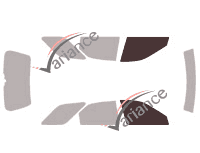 Glazing template - front window kit - Honda Accord (5) Break 5 doors (1994 - 1998) Glazing template - front window kit - Honda Accord (5) Break 5 doors (1994 - 1998)