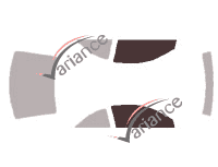 Glazing template - front window kit - Honda Civic (7) Coupe 2 doors (2001 - 2005) Glazing template - front window kit - Honda Civic (7) Coupe 2 doors (2001 - 2005)