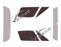 Glazing template - front window kit - Honda CR-X (3) Del Sol Cabriolet 2 doors (1992 - 1997) Glazing template - front window kit - Honda CR-X (3) Del Sol Cabriolet 2 doors (1992 - 1997)