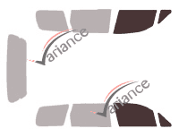 Glazing template - front window kit - Honda Odyssey (1) 5 doors (1995 - 1998) Glazing template - front window kit - Honda Odyssey (1) 5 doors (1995 - 1998)