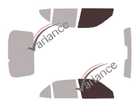 Glazing template - front window kit - Hyundai Accent (2) 5 doors (2000 - 2006) Glazing template - front window kit - Hyundai Accent (2) 5 doors (2000 - 2006)
