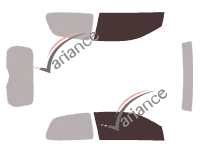 Glazing template - front window kit - Hyundai Getz 3 doors (2002 - 2009) Glazing template - front window kit - Hyundai Getz 3 doors (2002 - 2009)