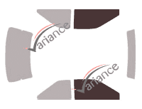 Glazing template - front window kit - Hyundai Scoupe 2 doors (1990 - 1996) Glazing template - front window kit - Hyundai Scoupe 2 doors (1990 - 1996)