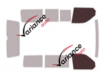 Gabarit vitrage - kit vitres avant - Volkswagen Transporter T6 California (6) Avec Store Extérieur Integré 4 portes (depuis 2015) Gabarit vitrage - kit vitres avant - Volkswagen Transporter T6 California (6) Avec Store Extérieur Integré 4 portes (depuis 2015)