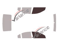 Glazing template - front window kit - Hyundai Accent (3) Berline 4 doors (2006 - 2011) Glazing template - front window kit - Hyundai Accent (3) Berline 4 doors (2006 - 2011)