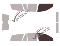 Glazing template - front window kit - Isuzu Axiom 5 doors (2002 - 2004) Glazing template - front window kit - Isuzu Axiom 5 doors (2002 - 2004)