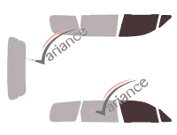 Plantilla de acristalamiento - kit de ventana delantera - Isuzu Oasis 5 puertas (1995 - 1998) Plantilla de acristalamiento - kit de ventana delantera - Isuzu Oasis 5 puertas (1995 - 1998)