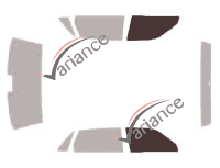 Glazing template - front window kit - Jaguar XJ (4) Berline 4 doors (1986 - 1994) Glazing template - front window kit - Jaguar XJ (4) Berline 4 doors (1986 - 1994)