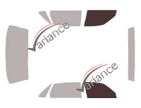 Glazing template - front window kit - Jaguar XJ (4) Berline 4 doors (1995 - 1997) Glazing template - front window kit - Jaguar XJ (4) Berline 4 doors (1995 - 1997)
