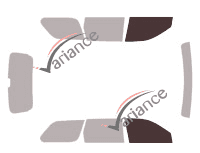 Glazing template - front window kit - Jeep Grand Cherokee (3) 5 doors (2005 - 2010) Glazing template - front window kit - Jeep Grand Cherokee (3) 5 doors (2005 - 2010)