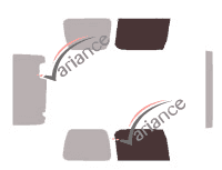 Plantilla de acristalamiento - kit de ventana delantera - Jeep TJ 3 puertas (1998 - 2007) Plantilla de acristalamiento - kit de ventana delantera - Jeep TJ 3 puertas (1998 - 2007)