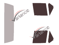 Glazing template - front window kit - Jeep Comanche Pick-up 2 doors (1985 - 1993) Glazing template - front window kit - Jeep Comanche Pick-up 2 doors (1985 - 1993)