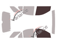 Glazing template - front window kit - Kia Sorento (1) 5 doors (2002 - 2010) Glazing template - front window kit - Kia Sorento (1) 5 doors (2002 - 2010)