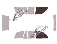 Verglasungsschablone - Frontscheibenkit - Kia Sportage (1) 5-türig (1994 - 2004) Verglasungsschablone - Frontscheibenkit - Kia Sportage (1) 5-türig (1994 - 2004)