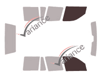 Plantilla de acristalamiento - kit de ventana delantera - Land Rover Freelander (1) 5 puertas (1998 - 2006) Plantilla de acristalamiento - kit de ventana delantera - Land Rover Freelander (1) 5 puertas (1998 - 2006)