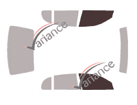 Plantilla de acristalamiento - kit de ventanillas delanteras - Lexus GS (1) 4 puertas (1991 - 1997) Plantilla de acristalamiento - kit de ventanillas delanteras - Lexus GS (1) 4 puertas (1991 - 1997)