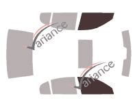 Gabarit vitrage - kit vitres avant - Lexus GS (2) Berline 4 portes (1997 - 2005)