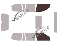Glazing template - front window kit - Lexus GX (1) 5 doors (2001 - 2009) Glazing template - front window kit - Lexus GX (1) 5 doors (2001 - 2009)