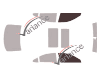 Glazing template - front window kit - Lexus ES (5) Berline 4 doors (2006 - 2012) Glazing template - front window kit - Lexus ES (5) Berline 4 doors (2006 - 2012)