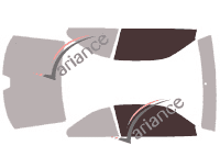 Glazing template - front window kit - Bmw Serie 8 (1) Coupe 2 doors (1990 - 1999) Glazing template - front window kit - Bmw Serie 8 (1) Coupe 2 doors (1990 - 1999)