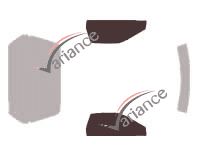 Glazing template - front window kit - Mazda RX-7 Coupe 3 doors (1986 - 1992) Glazing template - front window kit - Mazda RX-7 Coupe 3 doors (1986 - 1992)