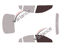 Glazing template - front window kit - Mazda 6 (1) 5 doors (2001 - 2007) Glazing template - front window kit - Mazda 6 (1) 5 doors (2001 - 2007)