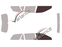 Glazing template - front window kit - Mazda 6 (1) Break 5 doors (2001 - 2008) Glazing template - front window kit - Mazda 6 (1) Break 5 doors (2001 - 2008)