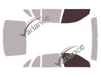 Glazing template - front window kit - Mazda 626 (5) 5 doors (1997 - 2002) Glazing template - front window kit - Mazda 626 (5) 5 doors (1997 - 2002)