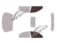 Glazing template - front window kit - Mazda Millenia Berline 4 doors (1994 - 2003) Glazing template - front window kit - Mazda Millenia Berline 4 doors (1994 - 2003)