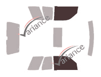 Glazing template - front window kit - Mazda Navajo 3 doors (1990 - 1995) Glazing template - front window kit - Mazda Navajo 3 doors (1990 - 1995)