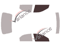 Glazing template - front window kit - Mazda Protege (5) Berline 4 doors (1995 - 1998) Glazing template - front window kit - Mazda Protege (5) Berline 4 doors (1995 - 1998)