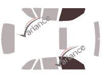 Glazing template - front window kit - Mazda Protege (6) 5 doors (2001 - 2009) Glazing template - front window kit - Mazda Protege (6) 5 doors (2001 - 2009)