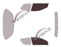 Glazing template - front window kit - Mazda RX-8 Coupe 5 doors (2003 - 2012) Glazing template - front window kit - Mazda RX-8 Coupe 5 doors (2003 - 2012)