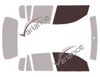 Glazing template - front window kit - Mazda 2 (1) 5 doors (2002 - 2007) Glazing template - front window kit - Mazda 2 (1) 5 doors (2002 - 2007)