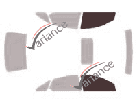 Glazing template - front window kit - Mazda 323 (7) 5 doors (1994 - 1998) Glazing template - front window kit - Mazda 323 (7) 5 doors (1994 - 1998)