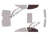 Glazing template - front window kit - Mercedes-Benz CLS (1) Coupe 4 doors (2004 - 2011) Glazing template - front window kit - Mercedes-Benz CLS (1) Coupe 4 doors (2004 - 2011)