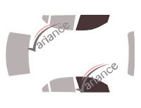 Gabarit vitrage - kit vitres avant - Mercury Zephir Berline 4 portes (2006 - 2012) Gabarit vitrage - kit vitres avant - Mercury Zephir Berline 4 portes (2006 - 2012)