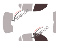 Mascherina per vetri - kit vetri anteriori - MG ZT Sedan 4 porte (2001 - 2006) Mascherina per vetri - kit vetri anteriori - MG ZT Sedan 4 porte (2001 - 2006)