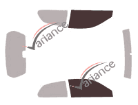 Glazing template - front window kit - Mitsubishi Colt (5) 3 doors (1996 - 2004) Glazing template - front window kit - Mitsubishi Colt (5) 3 doors (1996 - 2004)