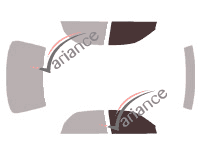 Glazing template - front window kit - Mitsubishi Diamante (1) Berline 4 doors (1990 - 1996) Glazing template - front window kit - Mitsubishi Diamante (1) Berline 4 doors (1990 - 1996)