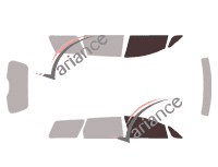 Glazing template - front window kit - Mitsubishi Grandis (1) 5 doors (2003 - 2011) Glazing template - front window kit - Mitsubishi Grandis (1) 5 doors (2003 - 2011)